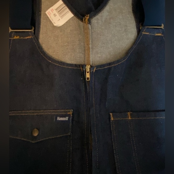 OVERALLS HAMMIL BRAND DENIM NWOT SIZE 46T - Picture 6 of 15